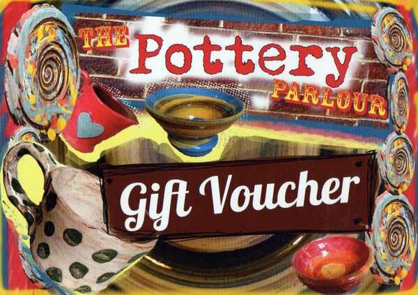 3 Hour Pottery Session for 1- 2 People Gift Voucher